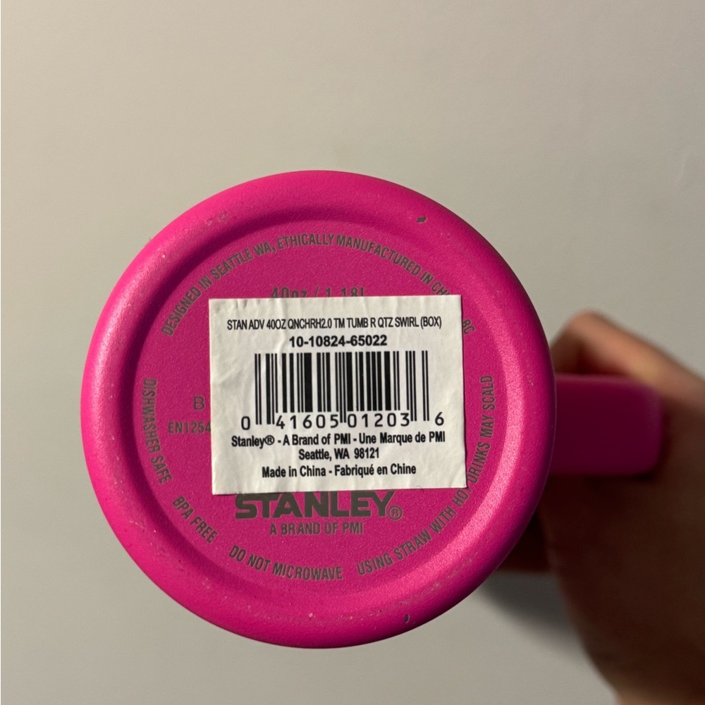 Stanley 40oz Quencher H2.0 FlowState Tumbler Hot or Cold - Camelia (Pink) - Picture 5 of 5